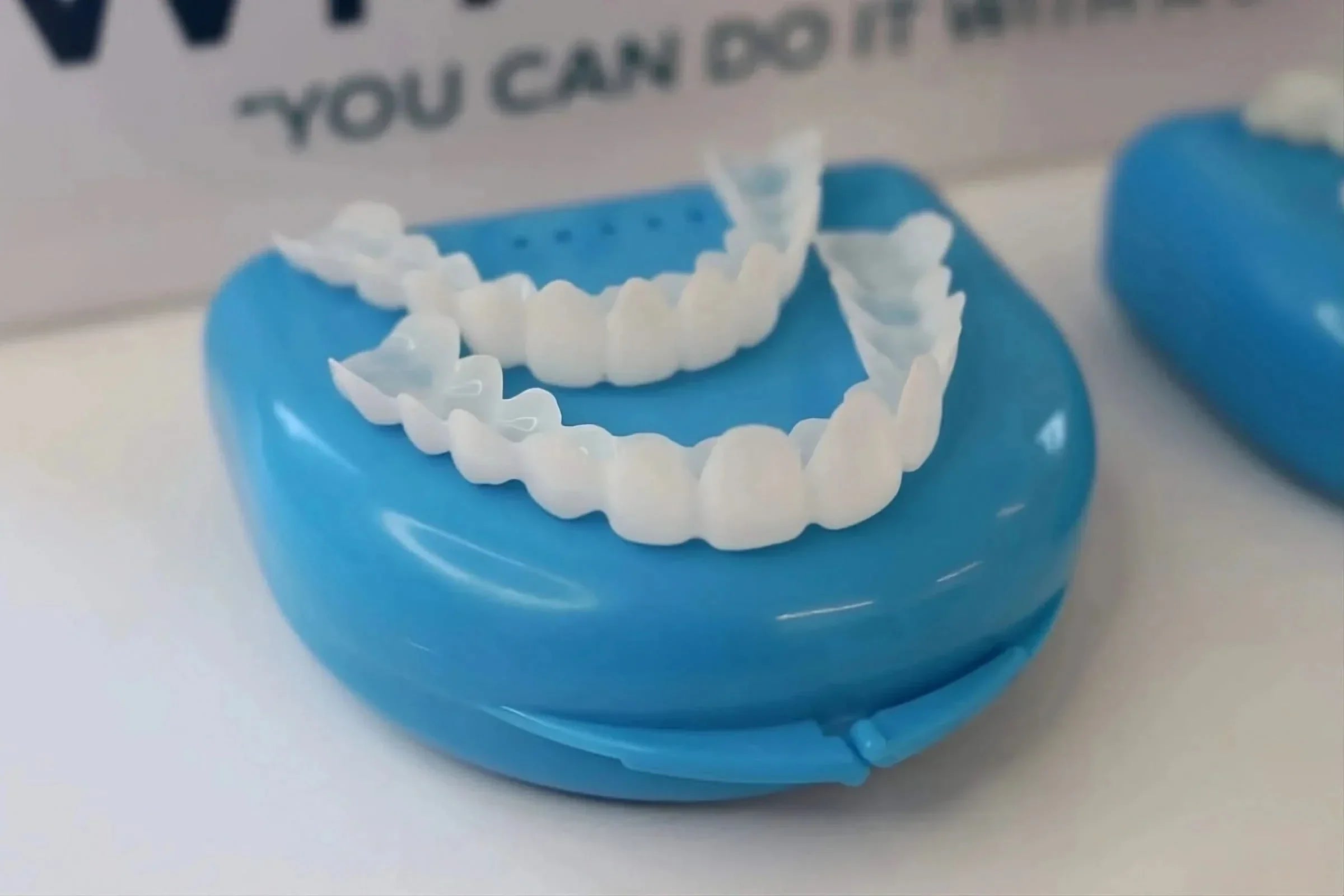 Comfortable Clip-On Veneers | Natural White Composite Finish 4