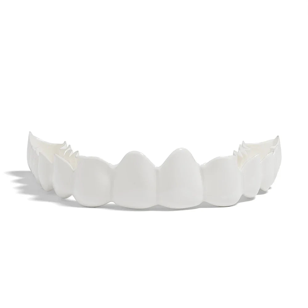 Comfortable Clip-On Veneers | Natural White Composite Finish 7