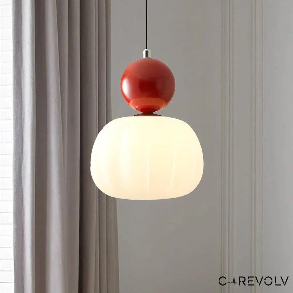 Elegant Art Deco Pendant Light | Glass Shade & Adjustable Height 8