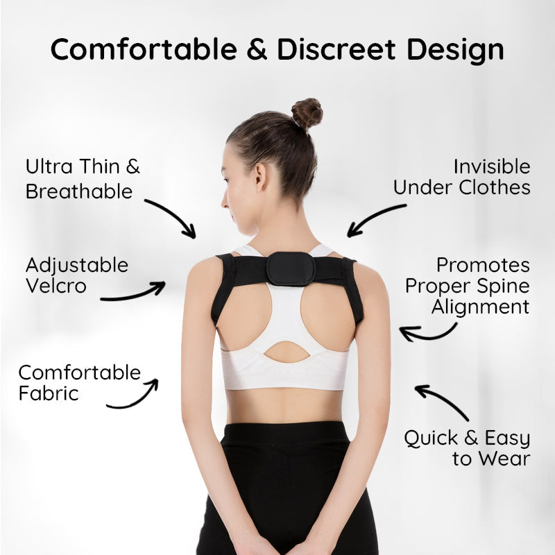 Invisible Back Posture Corrector | Comfortable & Adjustable Posture Support 2