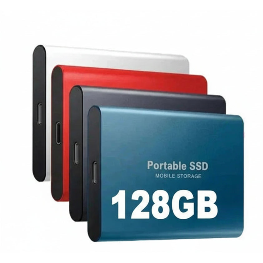 128gb Portable Ssd External Drive USB 3.1 & Usb-C High-Speed - Image 3