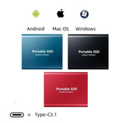 128gb Portable Ssd External Drive USB 3.1 & Usb-C High-Speed - Image 5