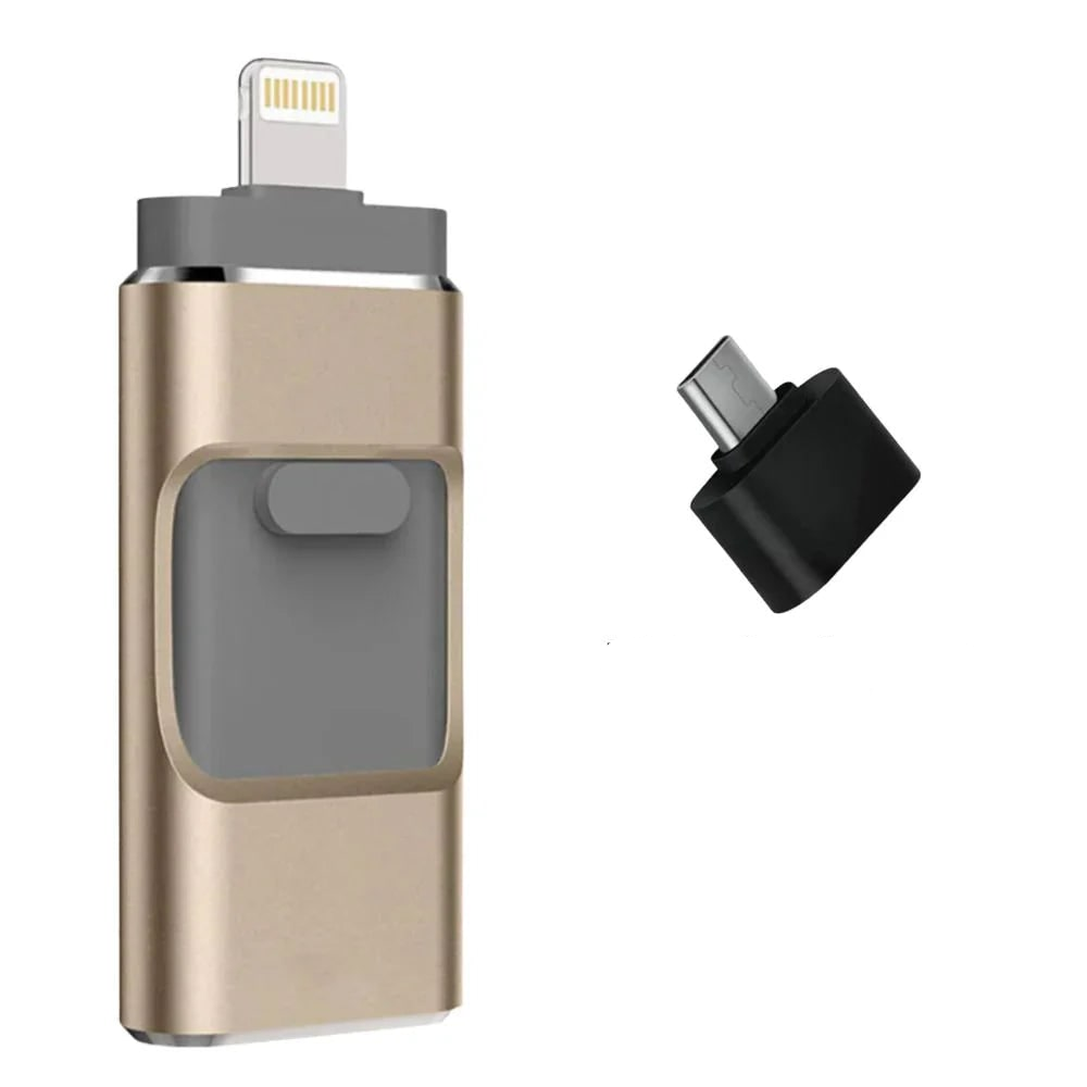 4-In-1 USB Flash Drive Fast Data Transfer Storage