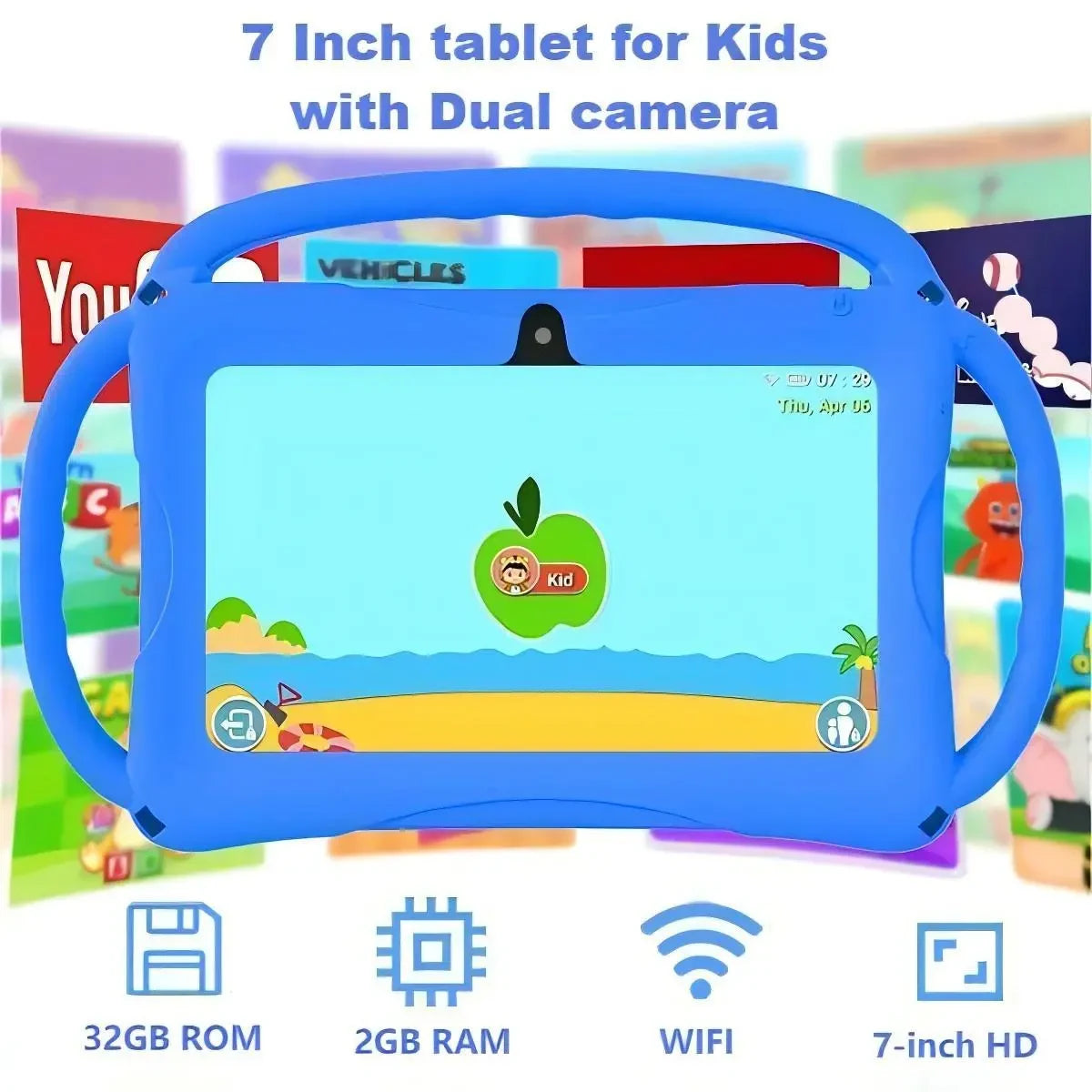 7 Inch Tablet Parental Control and Shockproof Case - Image 5