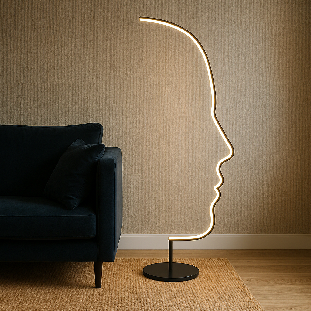 Abstract Sculptural Floor Lamp | Elegant LED Lighting for Living Room 0