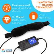 Adjustable Heat Eye Therapy Mask | Patented Technology & Washable Covers 2