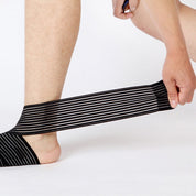 Ankle Support Brace Sprained Foot Stabilizing Compression Wrap