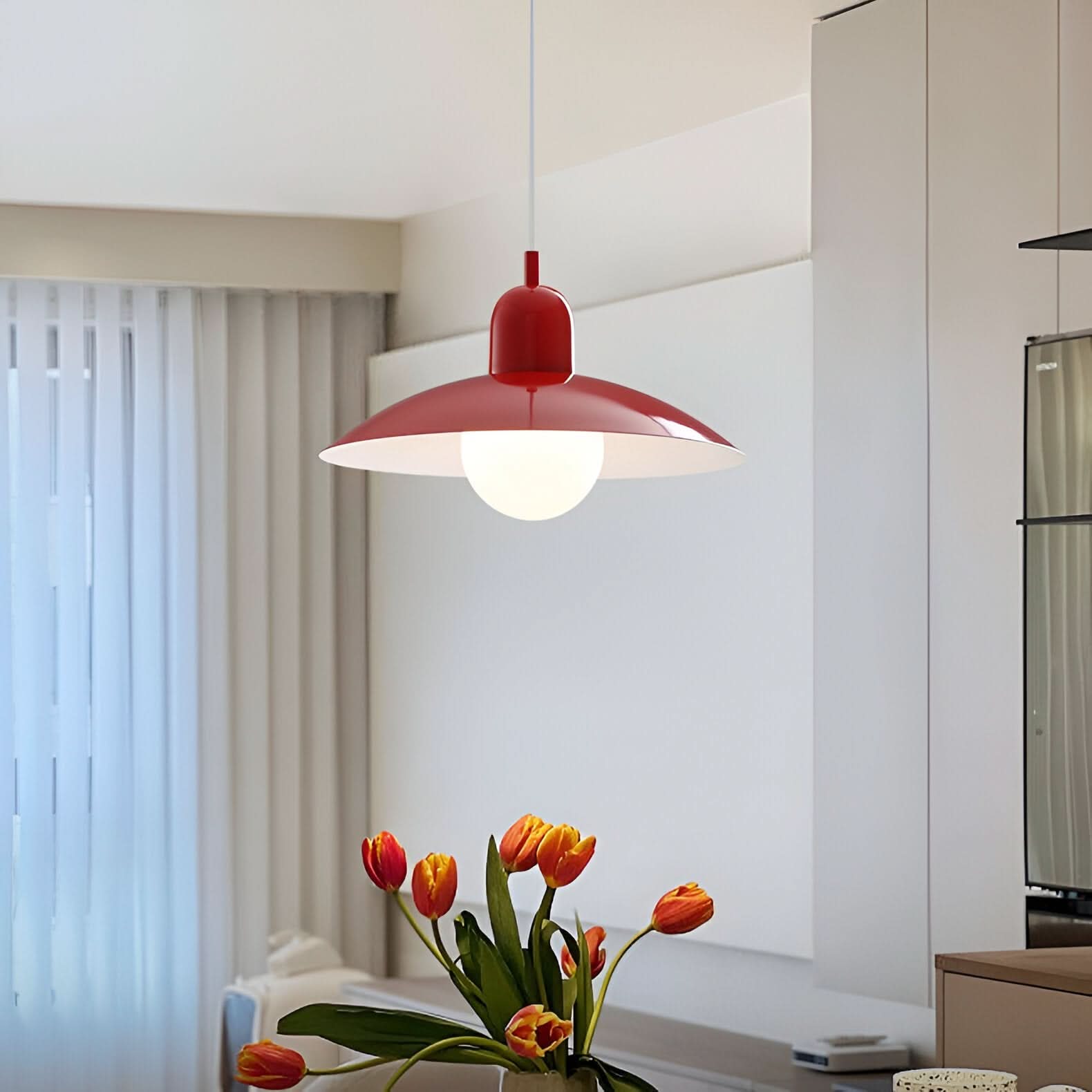 Bauhaus-Inspired Pendant Light | Geometric Kitchen Pendant Lighting 2