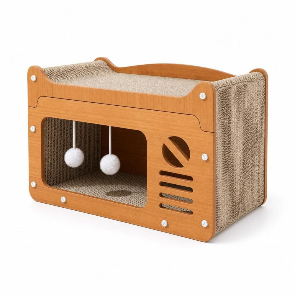 Cat Scratcher Bed Condo Playhouse Furniture