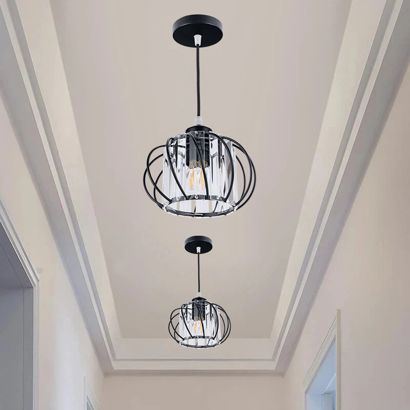 Chic Black Glass Pendant Light | Modern Kitchen Pendant Lighting 0