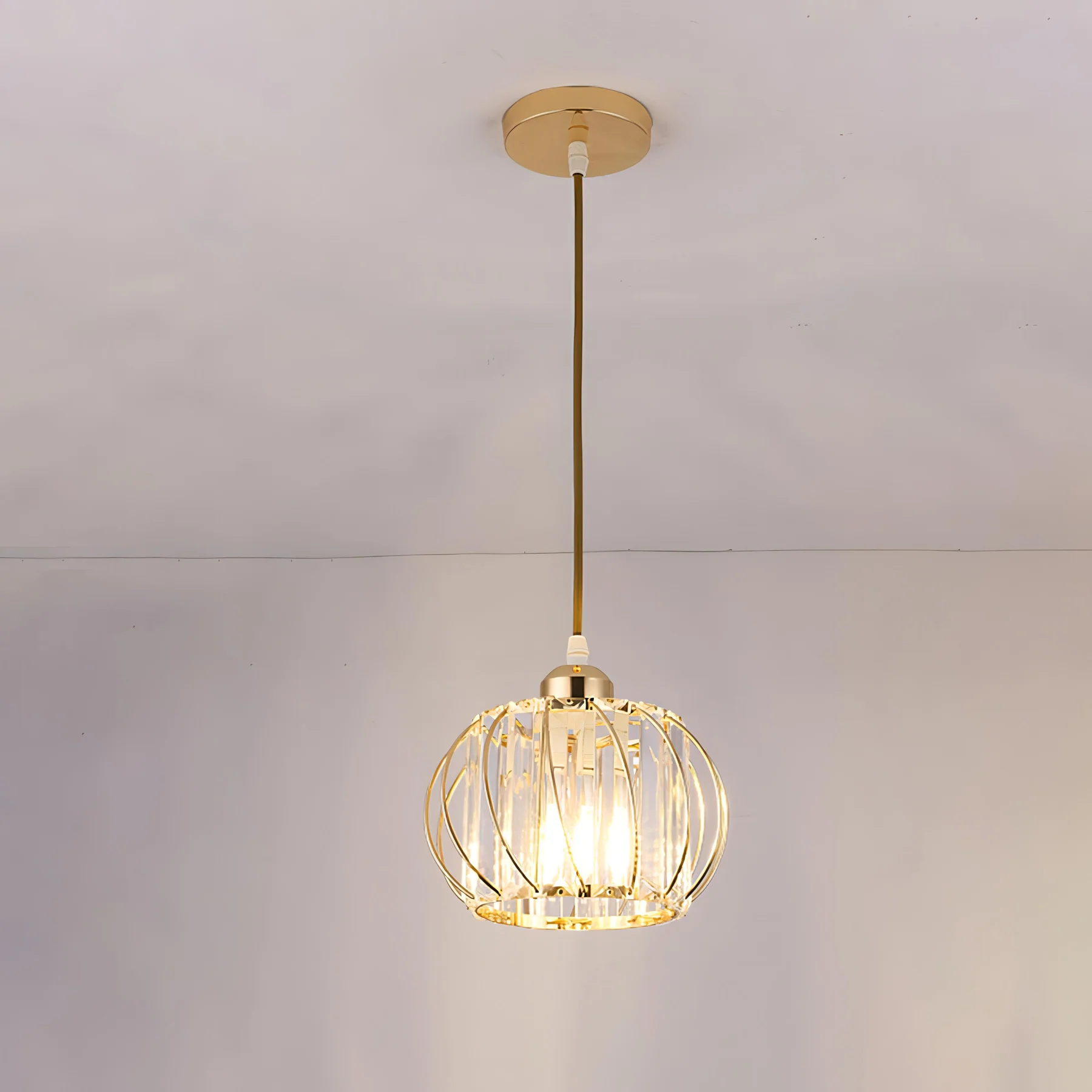 Chic Black Glass Pendant Light | Modern Kitchen Pendant Lighting 11