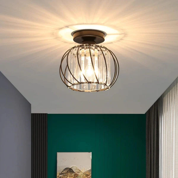 Chic Black Glass Pendant Light | Modern Kitchen Pendant Lighting 8
