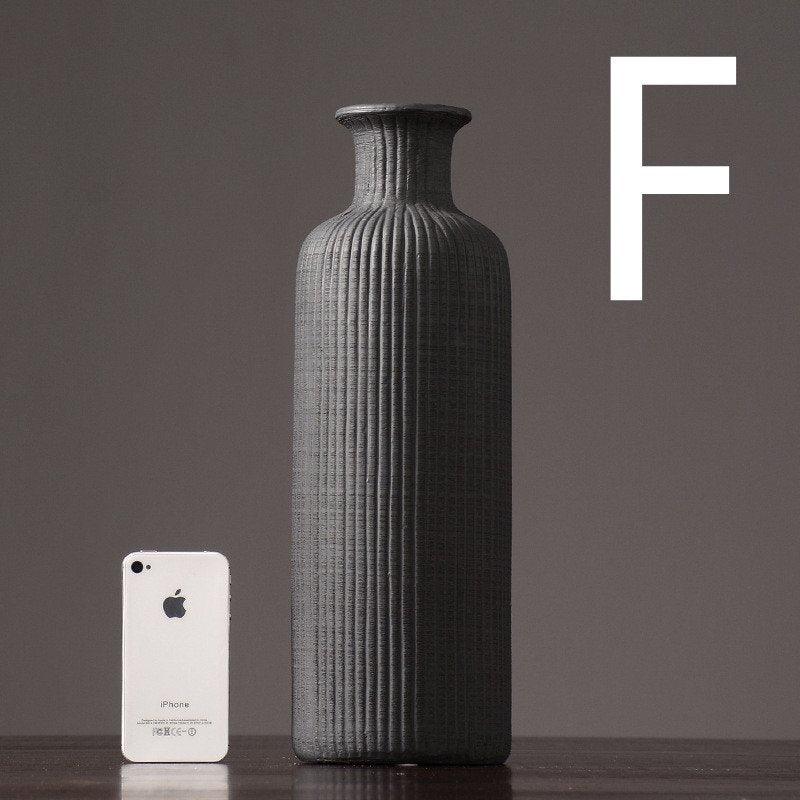Chic Minimalist Flower Vase | Decorative Ceramic Bud Vases 8