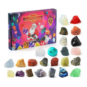 Christmas Advent Calendar 24 Natural Crystals Stones