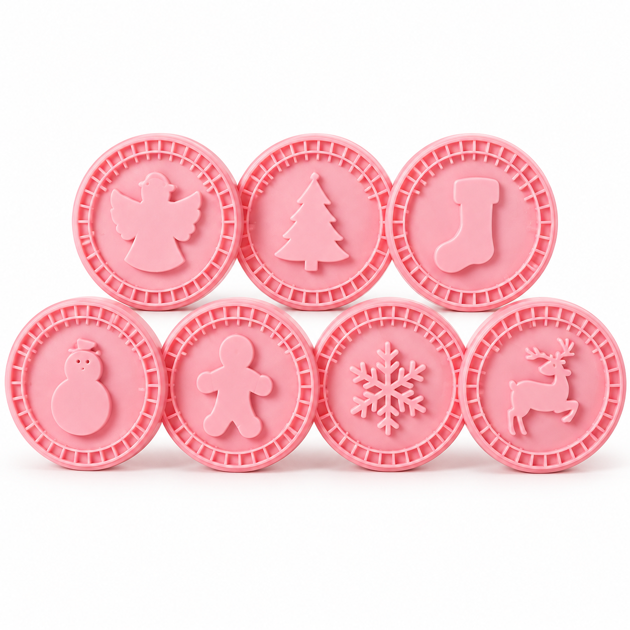 Christmas Cookie Stamp Set 9 Festive Designs Baking Fun