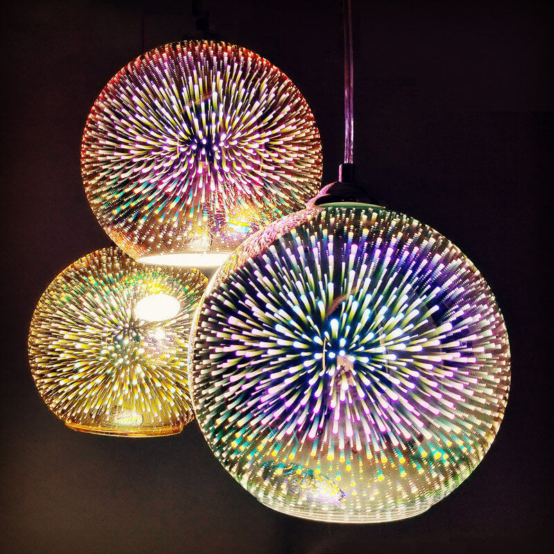 Colorful 3D Glass Pendant Light | Modern Artistic Design & Unique Illumination 1