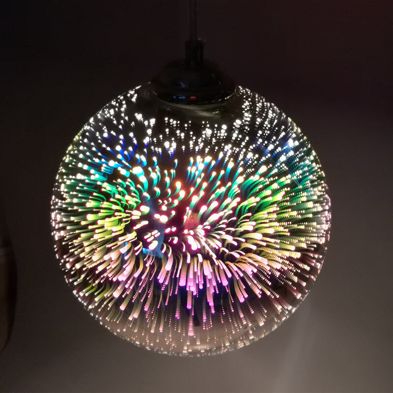 Colorful 3D Glass Pendant Light | Modern Artistic Design & Unique Illumination 3