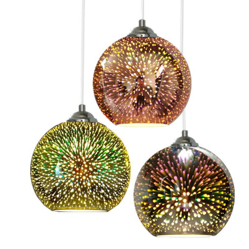 Colorful 3D Glass Pendant Light | Modern Artistic Design & Unique Illumination 6