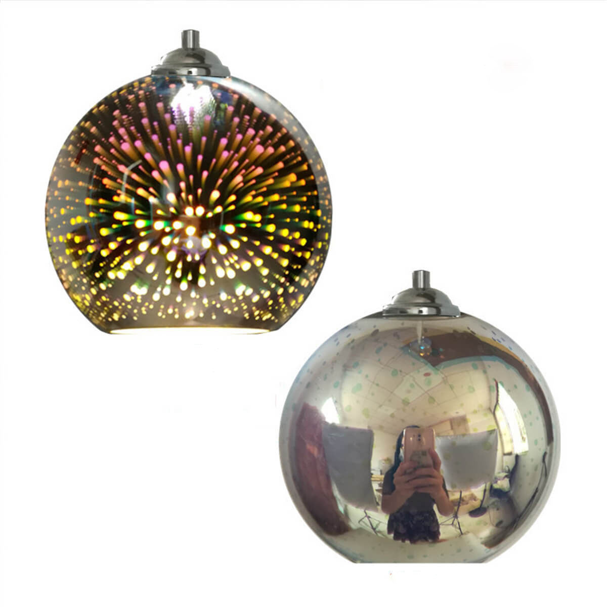 Colorful 3D Glass Pendant Light | Modern Artistic Design & Unique Illumination 7