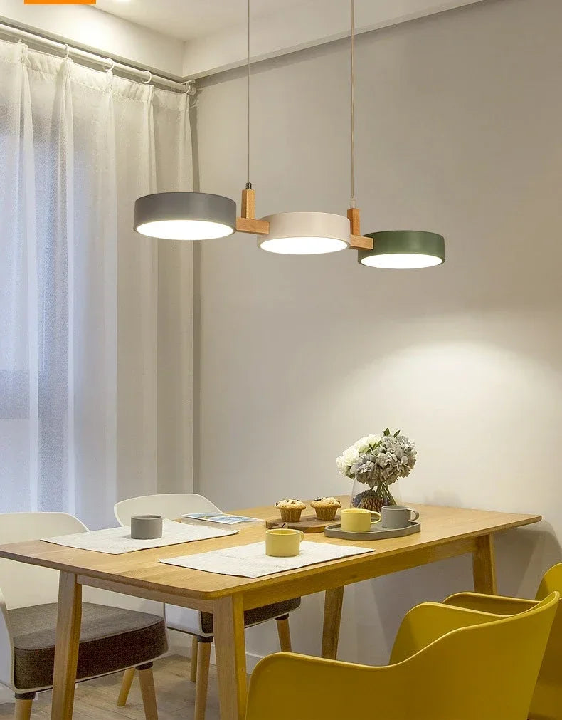Colorful Minimalist Pendant Light | Nordic Design & LED Kitchen Pendant Lighting 1