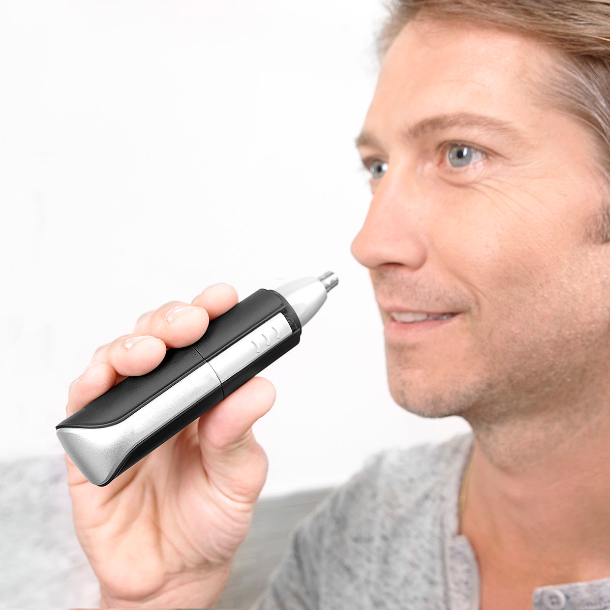 Compact Portable Nose Hair Trimmer | Painless & Precision Blades 2