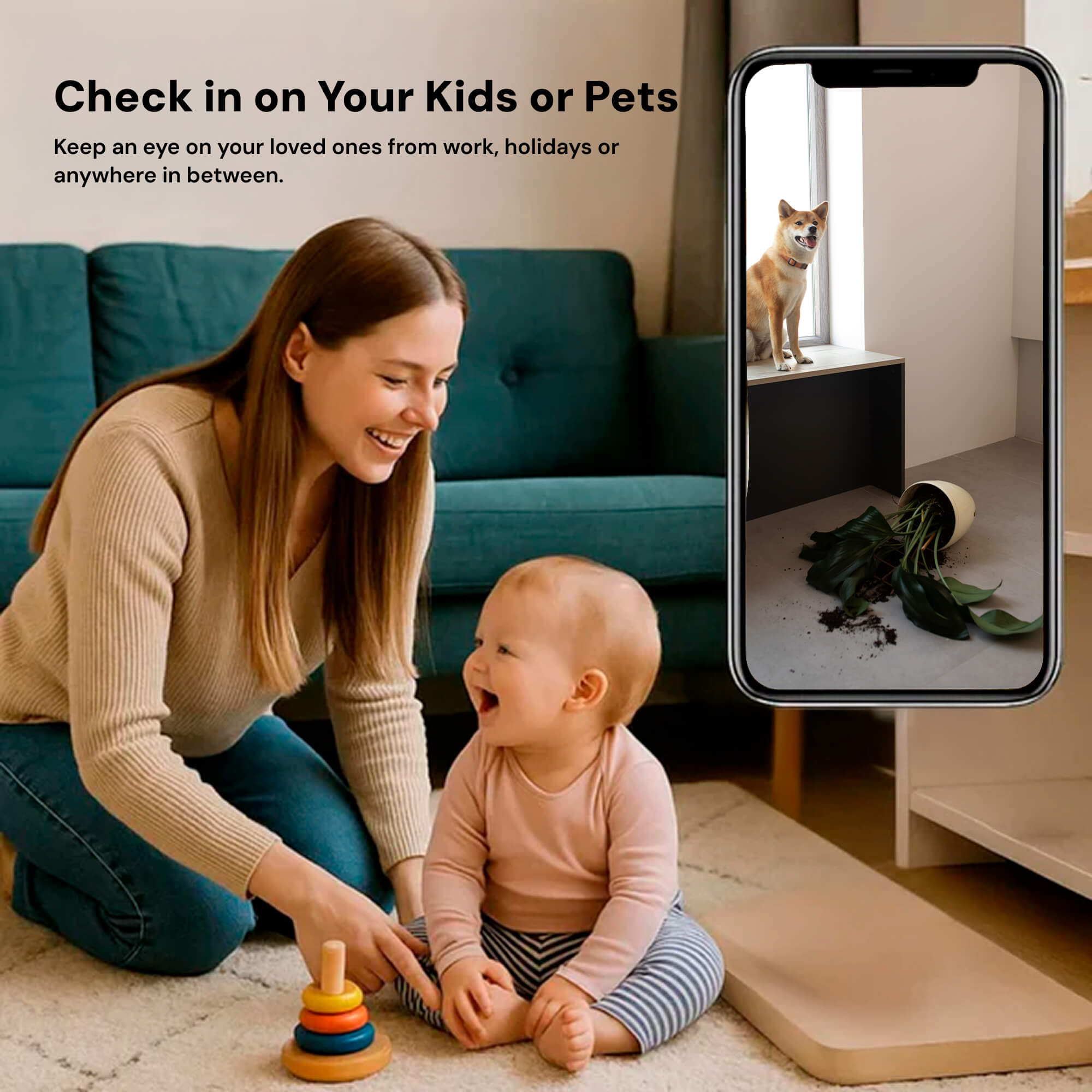 Covert Wireless Nanny Camera | 1080P Video & Audio Monitoring 5