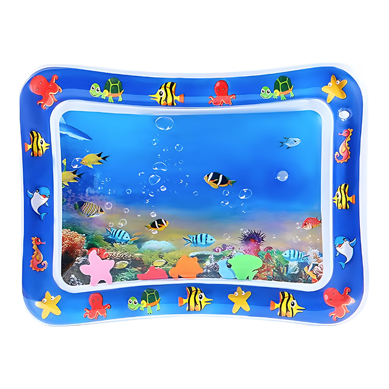Dog Cooling Mat Pet Water Pad Sea Theme Resting Mat - Image 1