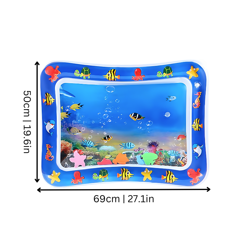 Dog Cooling Mat Pet Water Pad Sea Theme Resting Mat - Image 2