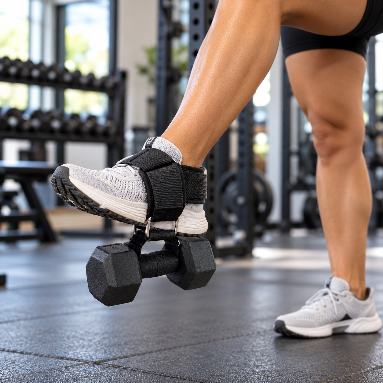 Dumbbell Ankle Strap Tibialis Leg Hip Training Support