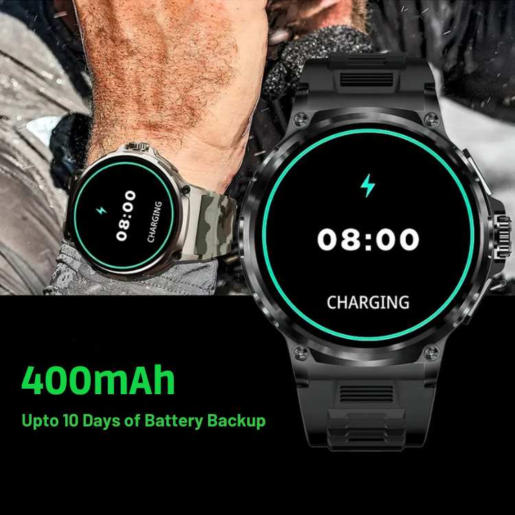Durable Smartwatch | 10-Day Battery & Health Monitoring 2