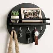 Eco-Friendly Round Key Holder | Stylish Wall Organiser 0