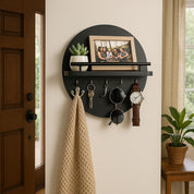 Eco-Friendly Round Key Holder | Stylish Wall Organiser 1