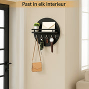 Eco-Friendly Round Key Holder | Stylish Wall Organiser 2