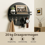 Eco-Friendly Round Key Holder | Stylish Wall Organiser 3