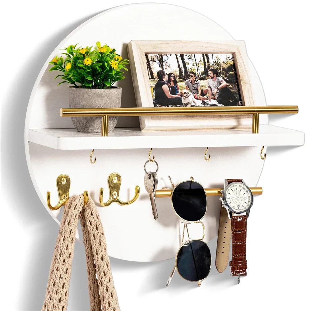 Eco-Friendly Round Key Holder | Stylish Wall Organiser 9
