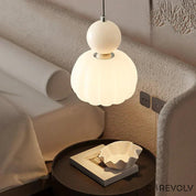 Elegant Art Deco Pendant Light | Glass Shade & Adjustable Height 2