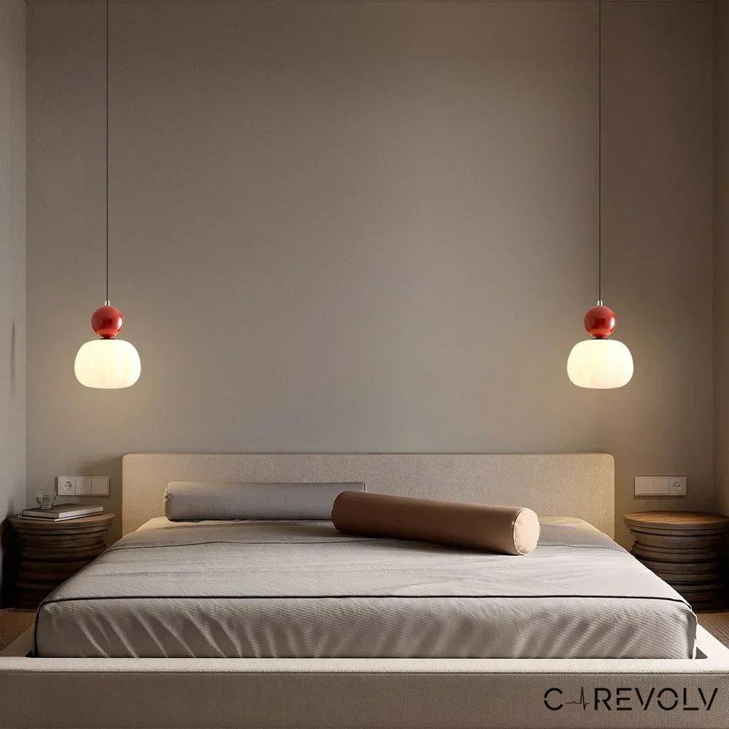 Elegant Art Deco Pendant Light | Glass Shade & Adjustable Height 3