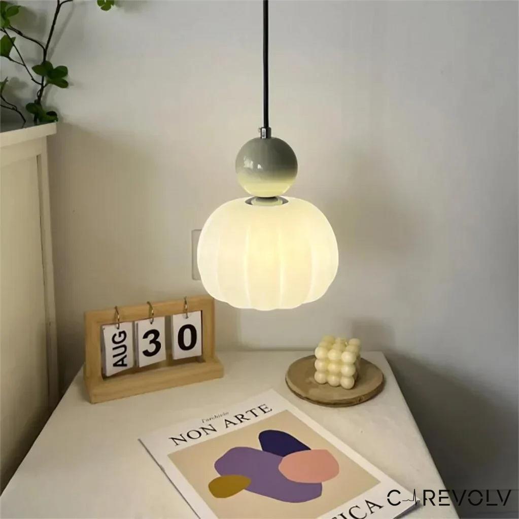 Elegant Art Deco Pendant Light | Glass Shade & Adjustable Height 5