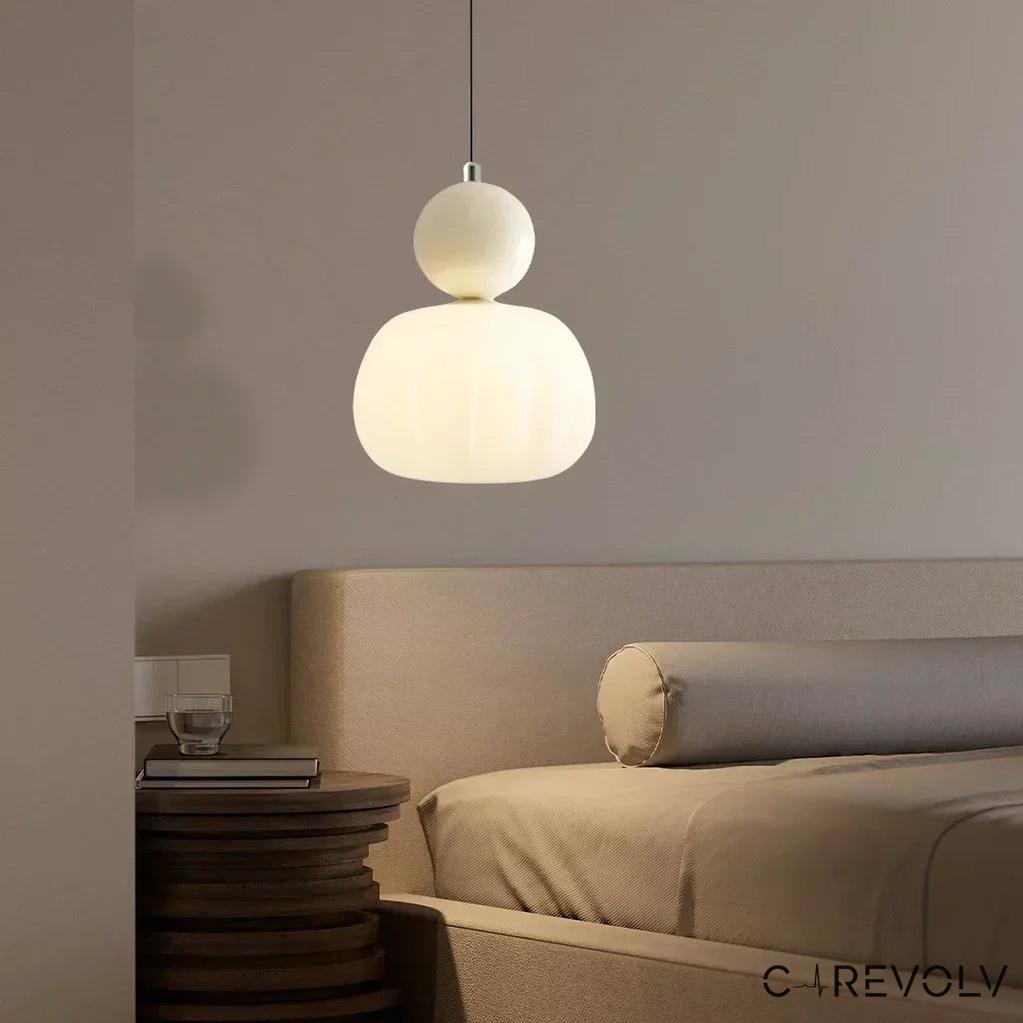 Elegant Art Deco Pendant Light | Glass Shade & Adjustable Height 7