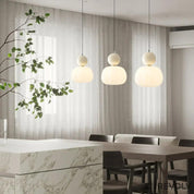 Elegant Art Deco Pendant Light | Glass Shade & Adjustable Height 9