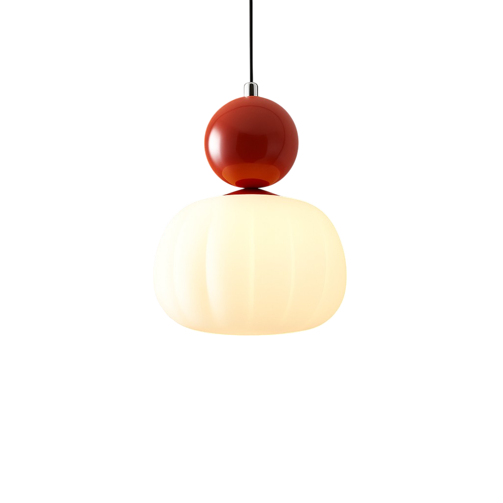 Elegant Art Deco Pendant Light | Glass & Adjustable Height 0