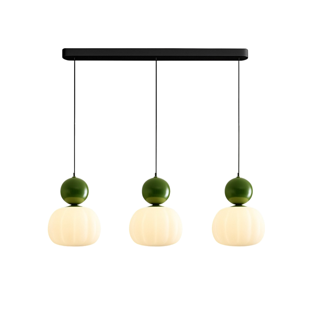 Elegant Art Deco Pendant Light | Glass & Adjustable Height 11