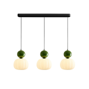 Elegant Art Deco Pendant Light | Glass & Adjustable Height 11