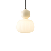 Elegant Art Deco Pendant Light | Glass & Adjustable Height 12