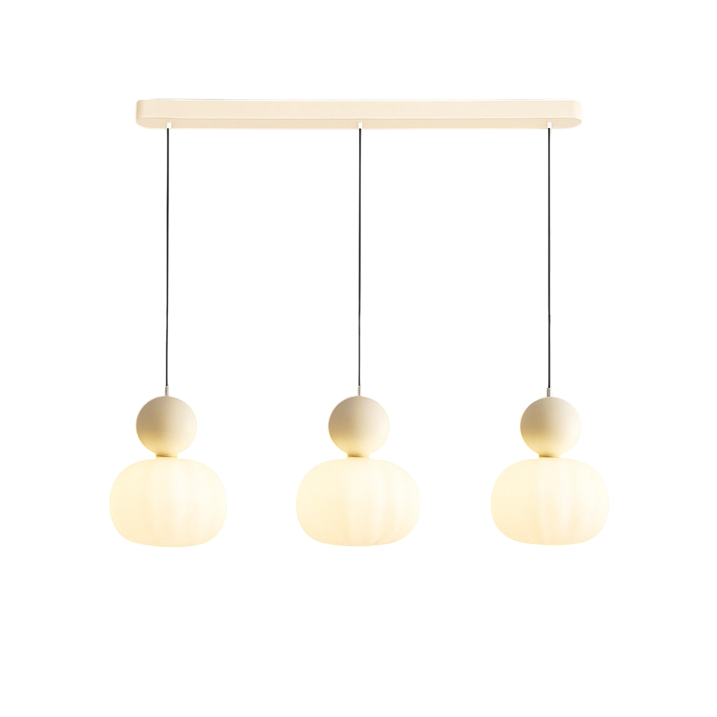 Elegant Art Deco Pendant Light | Glass & Adjustable Height 13