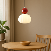 Elegant Art Deco Pendant Light | Glass & Adjustable Height 2
