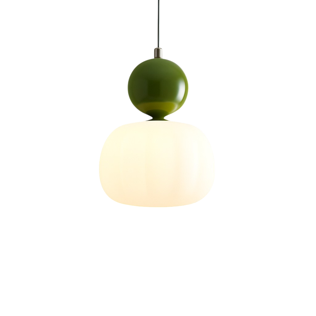 Elegant Art Deco Pendant Light | Glass & Adjustable Height 7
