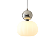 Elegant Art Deco Pendant Light | Glass & Adjustable Height 8