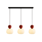 Elegant Art Deco Pendant Light | Glass & Adjustable Height 9