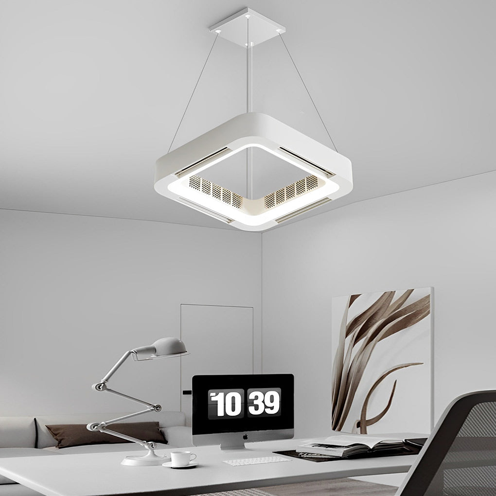 Elegant Bladeless Ceiling Fan | Modern Design & LED Lighting 1